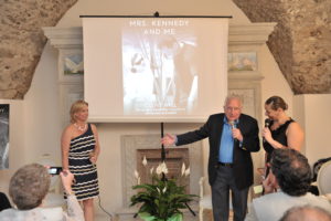 Lisa McCubbin and Clint Hill at an event in Ravello, Italy. 2012.